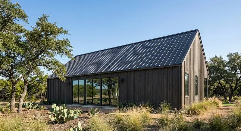 Standing seam metal roof installation