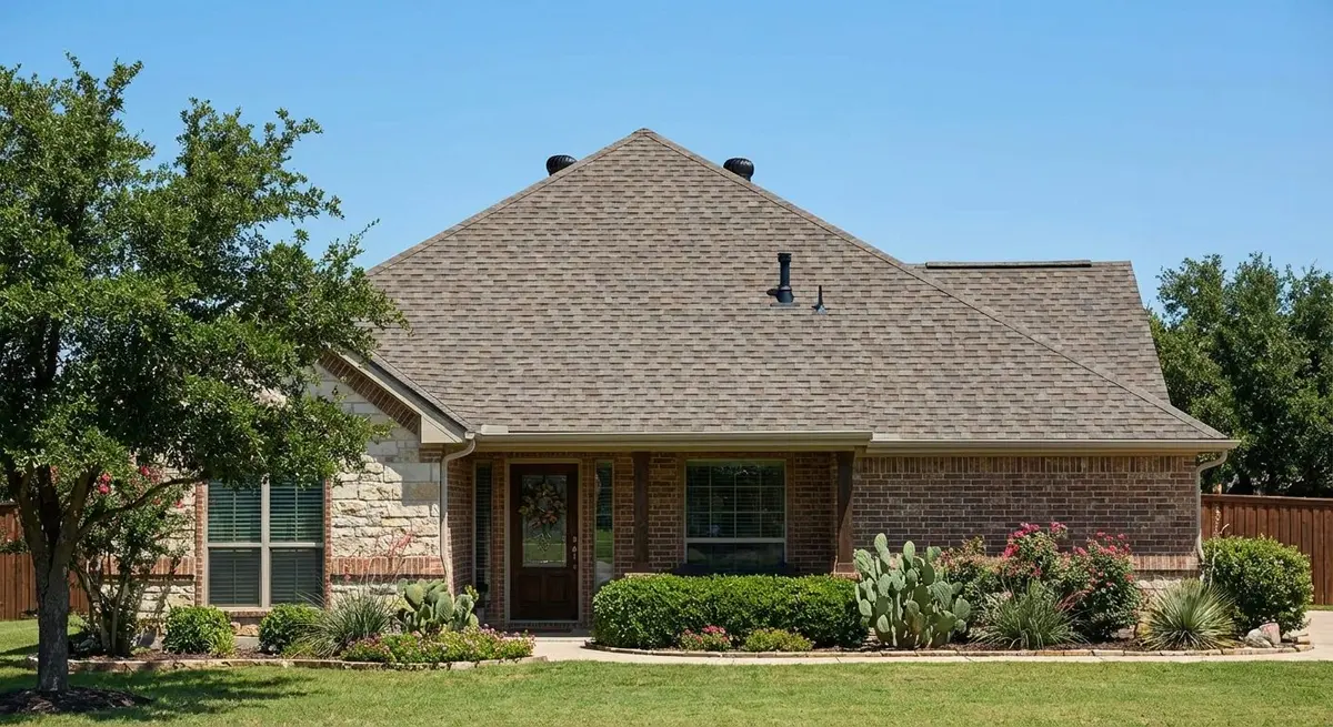 Shingle roof replacement in Fulshear, Texas