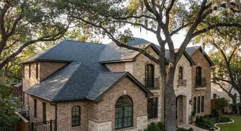 Storm restoration roofing project