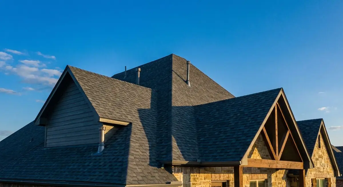 Completed residential roof replacement by Stanley Built Roofing in Austin, Texas